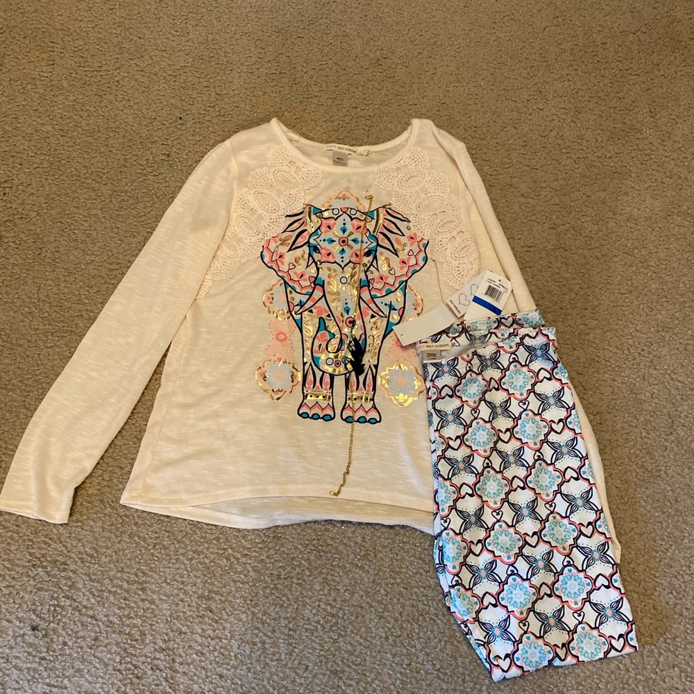 Self Esteem 2 Piece Garment XL Shirt and Leggings